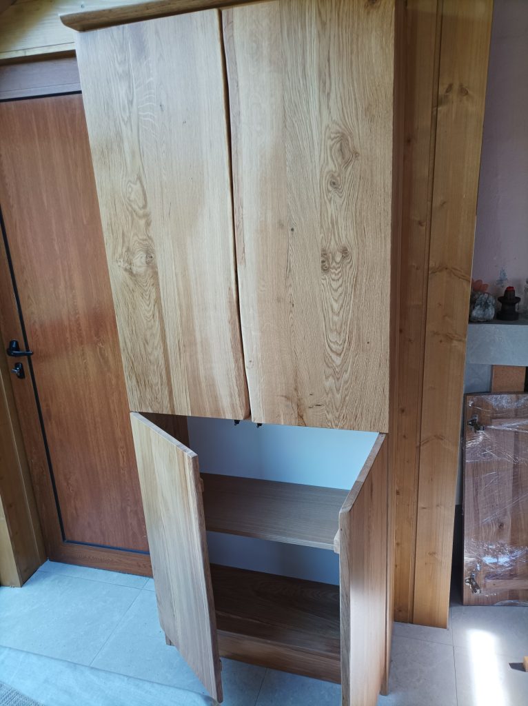 handmade tall walnut wardrobe indoor furniture DIA DREAM DESIGN