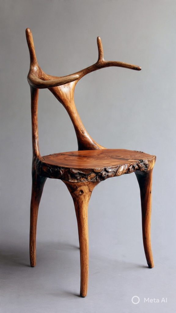 walnut-wood -chair