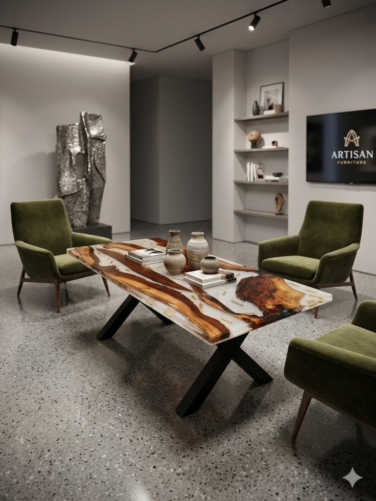 Bespoke solid wood furniture handcrafted by DIA Dream Design in the UK